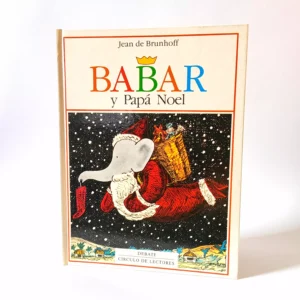 Babar y Papá Noel. Jean de Brunhoff, książka po hiszpańsku dla dzieci, święta