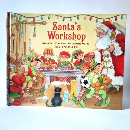 Santa's Workshop, książka po hiszpańsku dla dzieci, święta