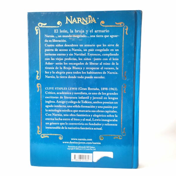 Las crónicas de Narnia- El león, la bruja y el armario. C.S. Lewis, książka po hiszpańsku, tania księgarnia hiszpańska