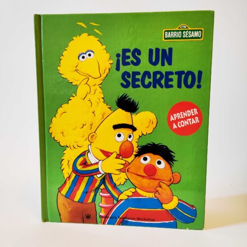 Barrio Sésamo. ¡Es un secreto! Aprender a contar, książka po hiszpańsku, tania księgarnia hiszpańska, hiszpański dla dzieci