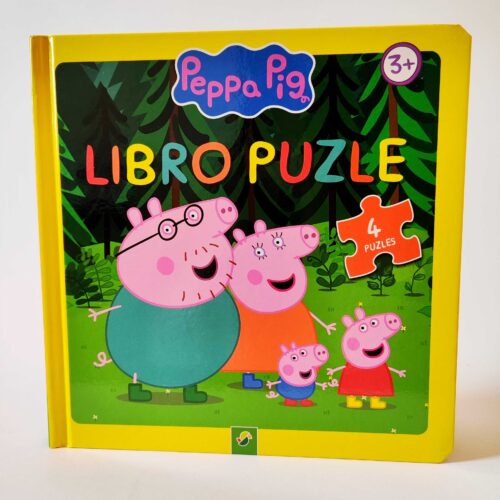 Peppa Pig- libro puzle, książka po hiszpańsku, tania księgarnia hiszpańska, hiszpański dla dzieci