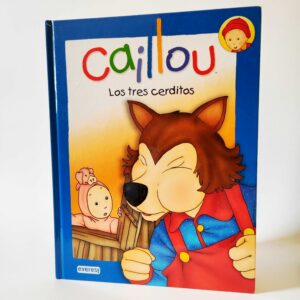 Caillou. Los tres cerditos. Everest, książka po hiszpańsku, tania księgarnia hiszpańska, hiszpański dla dzieci