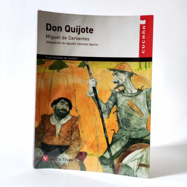 Don Quijote. Miguel de Cervantes. Vicens Vives (Colección Cucaña), książka po hiszpańsku, tania księgarnia hiszpańska