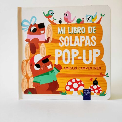 Mi libro de solapas pop-up: Amigos campestres, książka po hiszpańsku dla dzieci