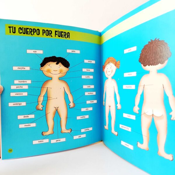 Mi primer atlas del cuerpo humano Tupi, książka po hiszpańsku dla dzieci