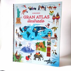 Gran atlas ilustrado. Usborne, książka po hiszpańsku dla dzieci