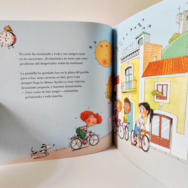 La bici de Lola. Un cuento para aprender a ahorrar, książka po hiszpańsku dla dzieci