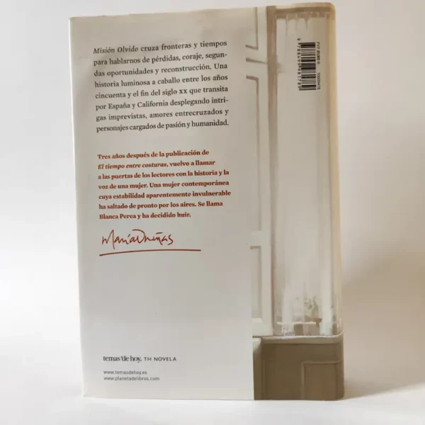 Misión olvido. María Dueñas, książka po hiszpańsku