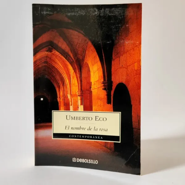 El nombre de la rosa. Umberto Eco, książka po hiszpańsku