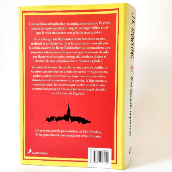 Una vacante imprevista. J.K. Rowling, trafny wybór, książka po hiszpańsku