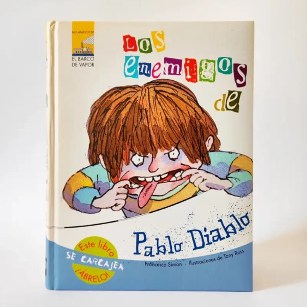 Los enemigos de Pablo Diablo. Francesca Simon, książka po hiszpańsku