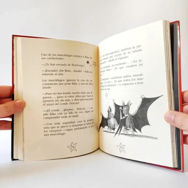 Kika Superbruja en el castillo de Drácula. Knister, książka po hiszpańsku