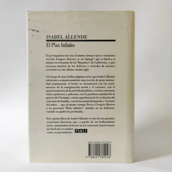 El plan infinito. Isabel Allende (P&J), ksiażka po hiszpańsku