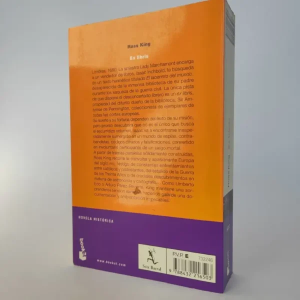 Ex libris. Ross King, książka po hiszpańsku