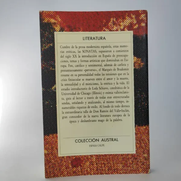 Sonata de otoño. Sonata de Invierno: Memorias del marqués de Bradomín. Ramón María del Valle Inclán, książka po hiszpańsku