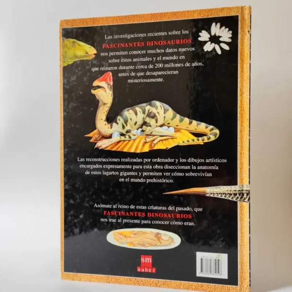 Fascinantes dinosaurios, książka po hiszpańsku dla dzieci