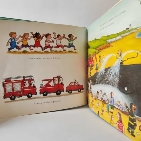 La Baleine et l'Escargote. Julia Donaldson, książka dla dzieci po francusku
