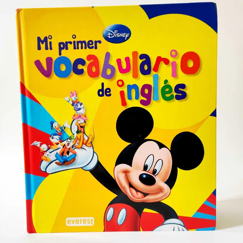 Mi primer vocabulario de inglés Disney (Álbumes Disney), ksiażka po angielsku dla dzieci