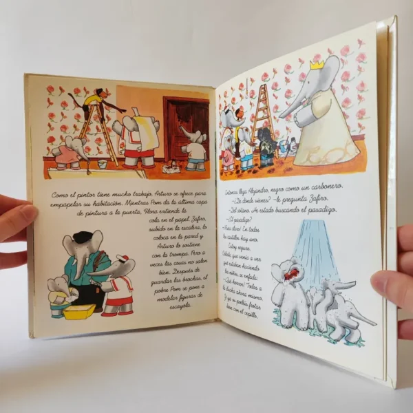 El castillo de Babar. Laurent de Brunhoff, książka po hiszpańsku dla dzieci