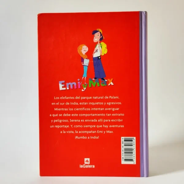 Emi y Max. Los elefantes enfurecidos. Gemma Lienas, książka po hiszpańsku