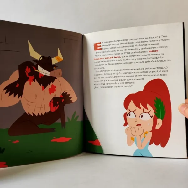 Mitología para Niños: Teseo y el Minotauro. Eduardo Acín dal Maschio, książka po hiszpańsku
