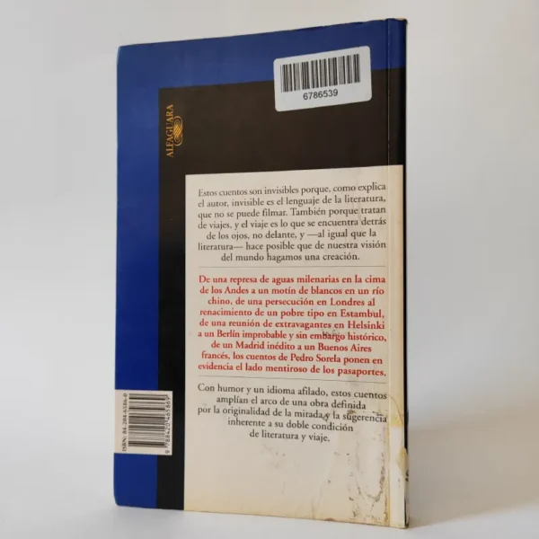 Cuentos invisibles. Pedro Sorela. Alfaguara, książka po hiszpańsku