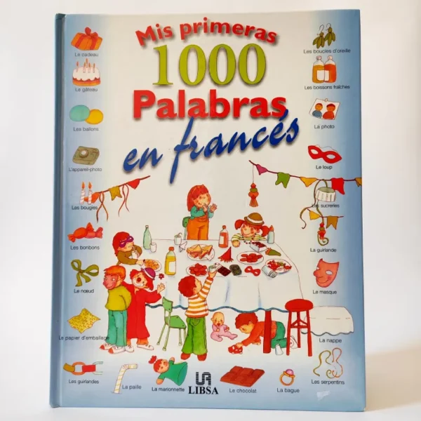 Mis primeras 1000 palabras en francés, książka po hiszpańsku dla dzieci