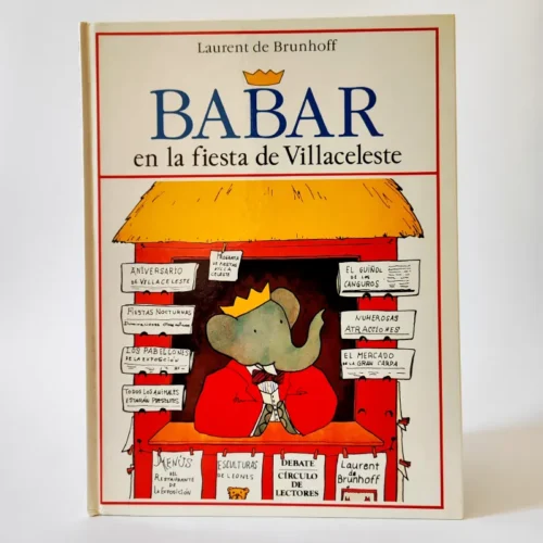 Babar en la fiesta de Villaceleste. Laurent de Brunhoff, książka po hiszpańsku dla dzieci