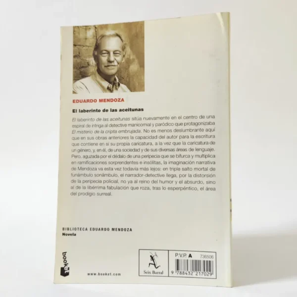 El laberinto de las aceitunas. Eduardo Mendoza, książka po hiszpańsku