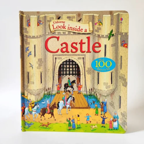 Look Inside a Castle. Usborne, książka po angielsku dla dzieci