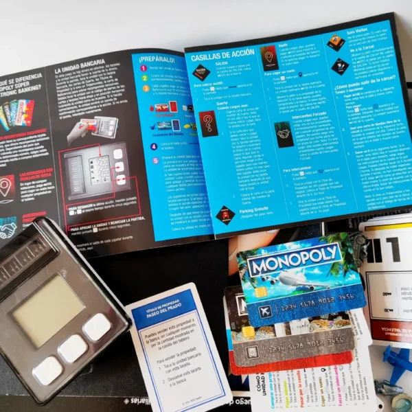 Monopoly Super Electronic Banking, gra planszowa po hiszpańsku