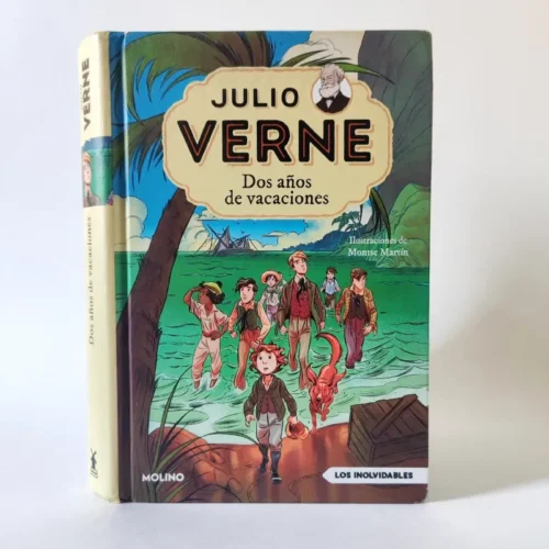Dos años de vacaciones. Julio Verne. Molino, książka po hiszpańsku a2, b1