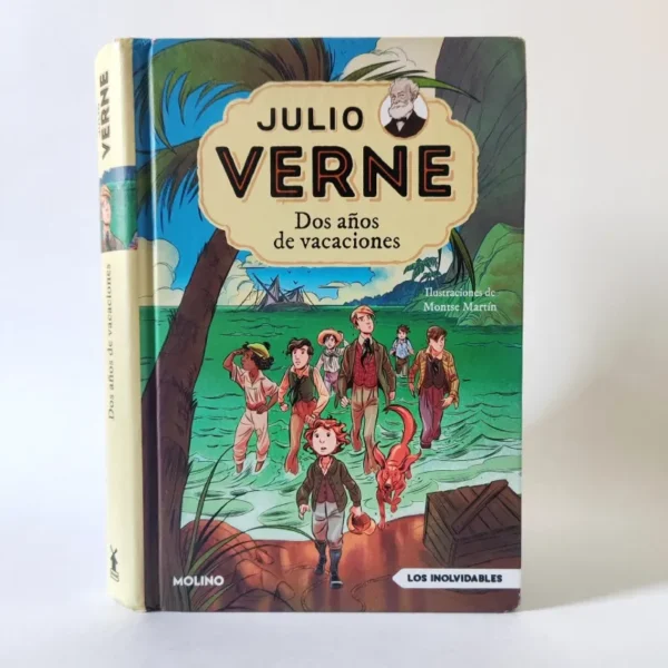 Dos años de vacaciones. Julio Verne. Molino, książka po hiszpańsku a2, b1