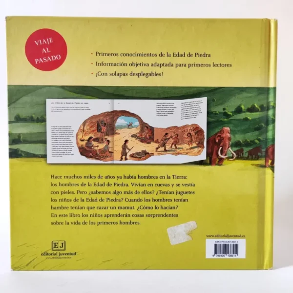 Los hombres de la Edad de Piedra. Christa Holtei. Editorial Juventud, książa po hiszpańsku dla dzieci