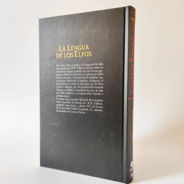 Biblioteca Tolkien. La lengua de los elfos. Luis González Baixaulí, książka po hiszpańsku