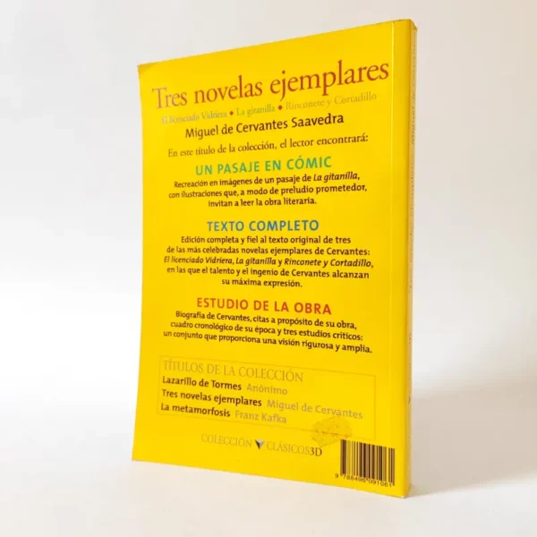 Tres novelas ejemplares. Miguel de Cervantes Saavedra, książka po hiszpańsku