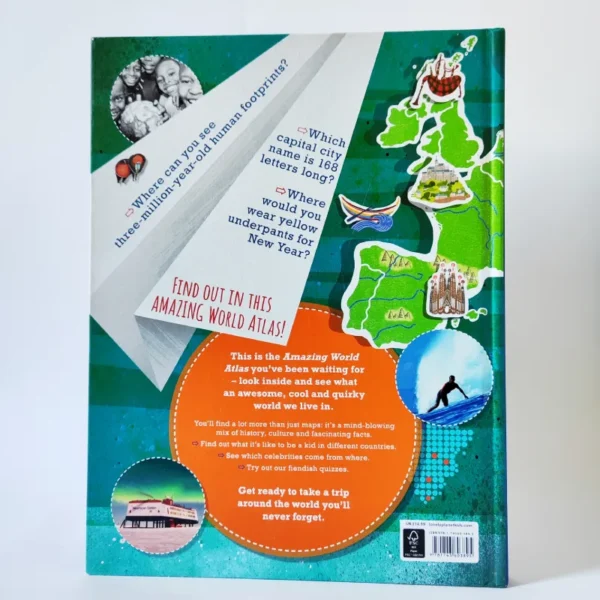 Lonely Planet Kids. Amazing World Atlas. Bringing the World to life, książka po angielsku dla dzieci