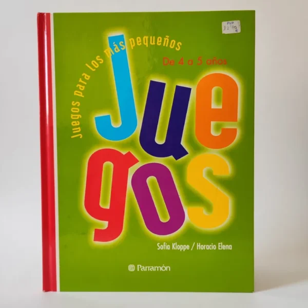 Juegos para los más pequeños de 4 a 5 años. Parramón, książka po hiszpańsku dla dzieci