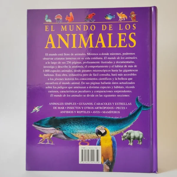El mundo de los animales, książka po hiszpańsku dla dzieci