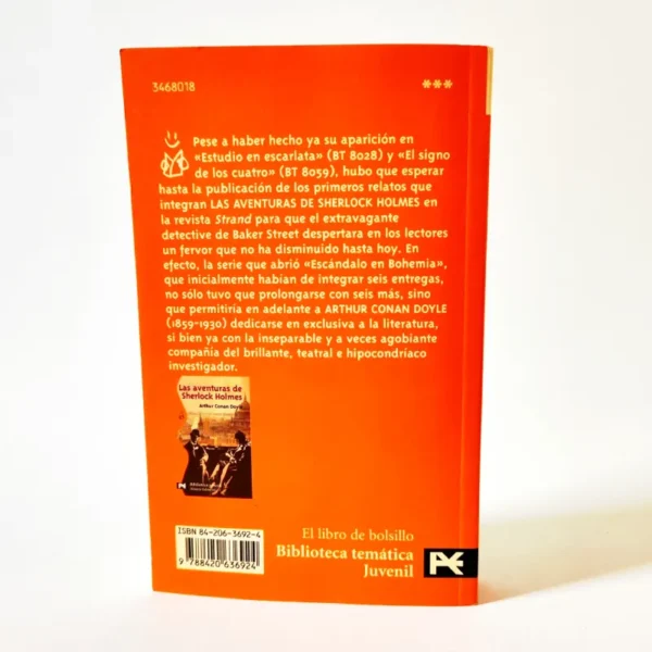 Las aventuras de Sherlock Holmes. Arthur Conan Doyle, książka po hiszpańsku