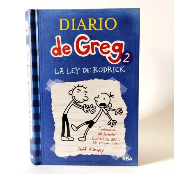 Diario de Greg 2. La ley de Rodrick. Jeff Kinney, książka po hiszpańsku dla młodzieży