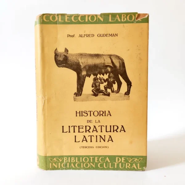 Historia de la literatura latina. Alfred Gudeman, książka po hiszpańsku