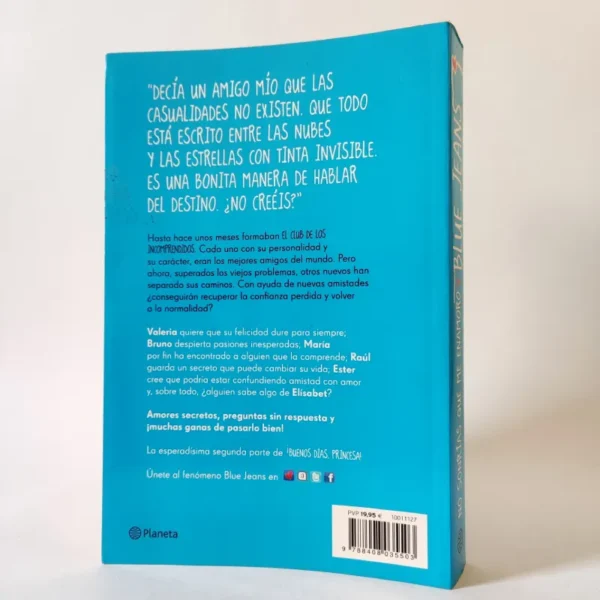 No sonrías, que me enamoro. Blue Jeans, książka po hiszpańsku
