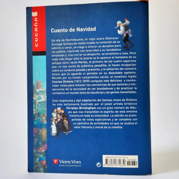Cuento de Navidad. Charles Dickens. (Colección cucaña) VicensVives, Nochebuena de Fantasmas (Colección Piñata) VicensVives, Canción de Navidad. Charles Dickens. Aula de literatura, espanol para ninos, hiszpański dla dzieci, księgarnia hiszpańska, książki po hsizpańsku z drugiej ręki, libreria espanola, ksiązki hiszpańskie a1, a2, b1, b2, c1, hiszpański dla dziedzkolaków, hiszpański dla początkujących, wrocław, kraków, warszawa, łódź, rzeszów, gdańsk, hiszpański dla dzieci, nauka hiszpańskiego, hiszpański dla dorosłych, bilingue, espanol para ninos, hiszpańskie ksiażki, książki po hiszpańsku, libros en espanol, hiszpańskie ksiażki, książki po hiszpańsku, libros en espanol, kraków, warszawa, wrocław, lublin, rzeszów, katowice, gdańsk, gdynia, opole, szczecin, polska, hiszpania, espana
