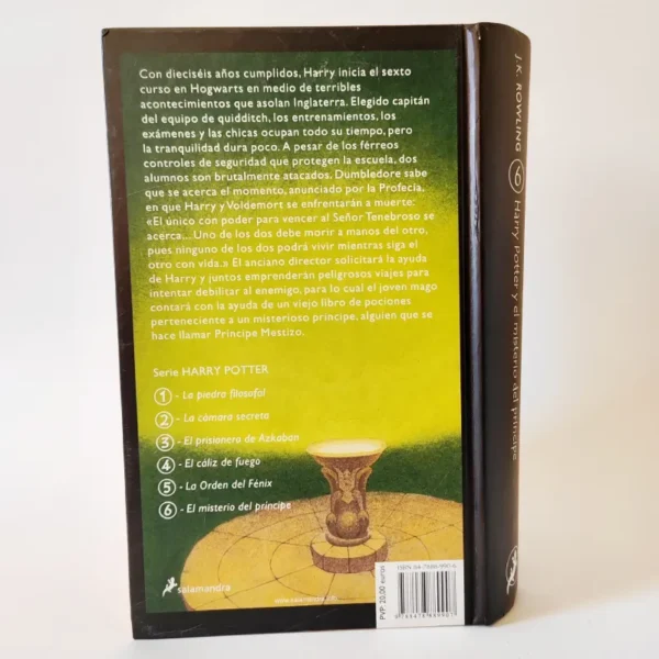 Harry Potter y el misterio del príncipe. J.K. Rowling, książka po hiszpańsku