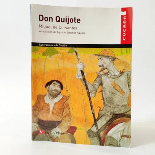 Don Quijote. Miguel de Cervantes. Cucaña- Vicens Vives, książka po hiszpańsku