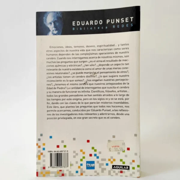 El alma está en el cerebro: Radiografía de la máquina de pensar. Eduardo Punset, książka po hiszpańsku