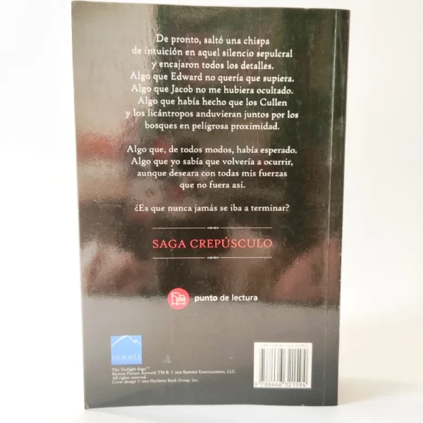 Eclipse. Stephenie Meyer, książka po hiszpańsku