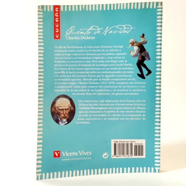 Cuento de Navidad. Charles Dickens. (Colección cucaña) VicensVives, Nochebuena de Fantasmas (Colección Piñata) VicensVives, Canción de Navidad. Charles Dickens. Aula de literatura, espanol para ninos, hiszpański dla dzieci, księgarnia hiszpańska, książki po hsizpańsku z drugiej ręki, libreria espanola, ksiązki hiszpańskie a1, a2, b1, b2, c1, hiszpański dla dziedzkolaków, hiszpański dla początkujących, wrocław, kraków, warszawa, łódź, rzeszów, gdańsk, hiszpański dla dzieci, nauka hiszpańskiego, hiszpański dla dorosłych, bilingue, espanol para ninos, hiszpańskie ksiażki, książki po hiszpańsku, libros en espanol, hiszpańskie ksiażki, książki po hiszpańsku, libros en espanol, kraków, warszawa, wrocław, lublin, rzeszów, katowice, gdańsk, gdynia, opole, szczecin, polska, hiszpania, espana