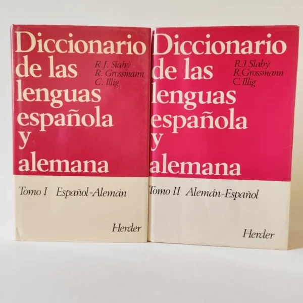 Diccionario de las lenguas española y alemana: Tomo I y II. Herder